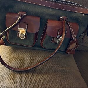 Dooney & Bourke Logo Print Purse